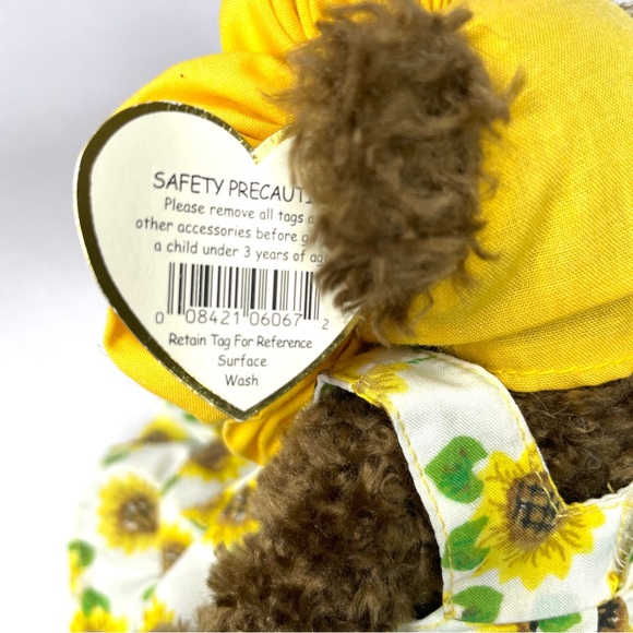 Ty Beanie Susannah Sunflower Bear Plush Teddy - Picture 12 of 12